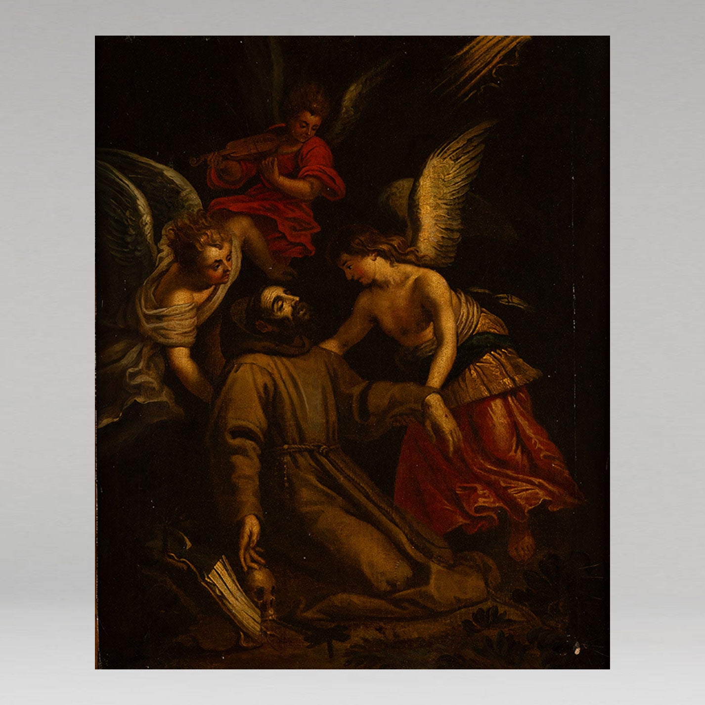 Unknown artist "Death of the saint"