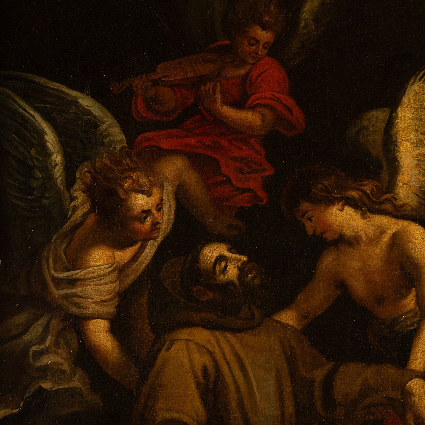 Unknown artist "Death of the saint"