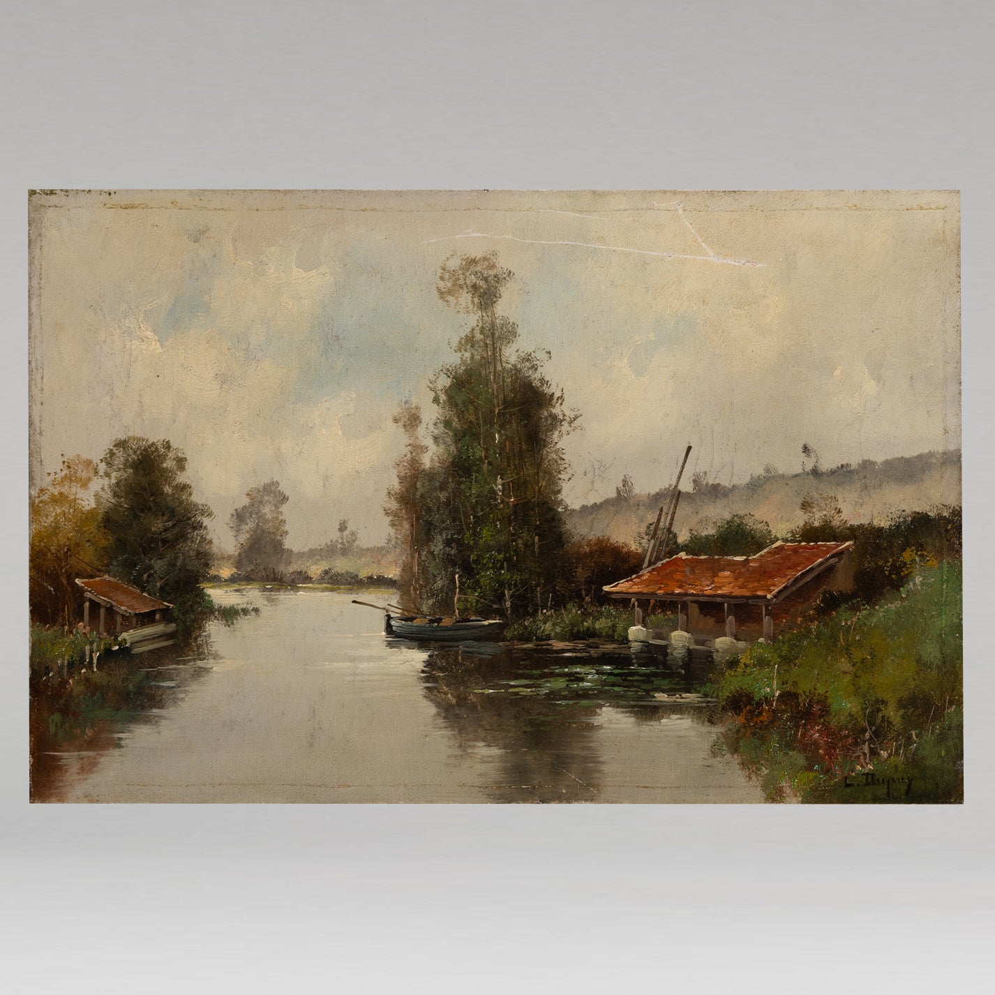 Possibly by Eugene Galien-Laloue (Fr. 1858-1941) / Lakeside