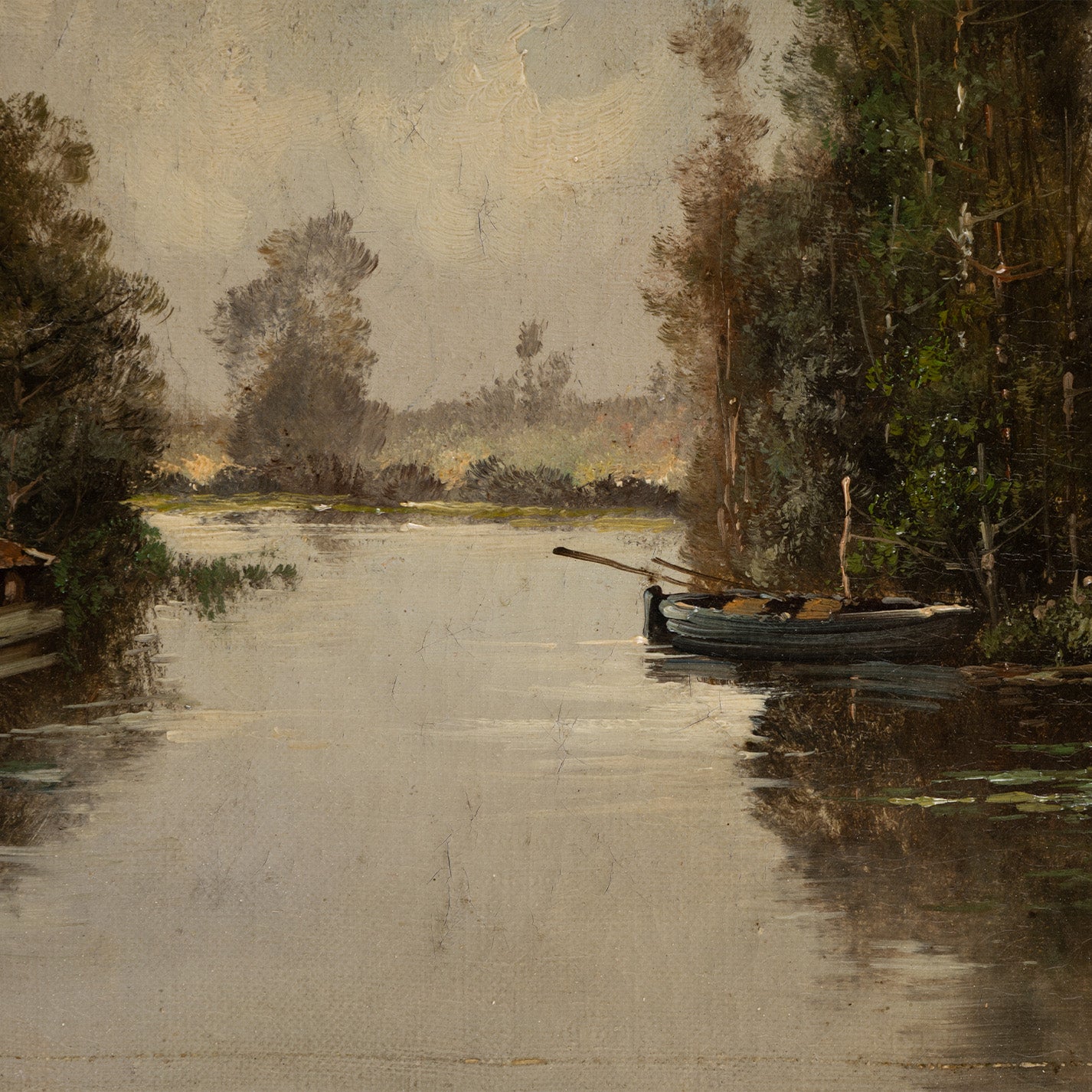 Possibly by Eugene Galien-Laloue (Fr. 1858-1941) / Lakeside