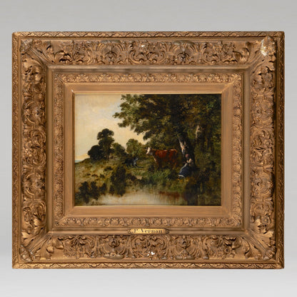 Paul VERNON ( Fr.1796-1875 ) / Landscape