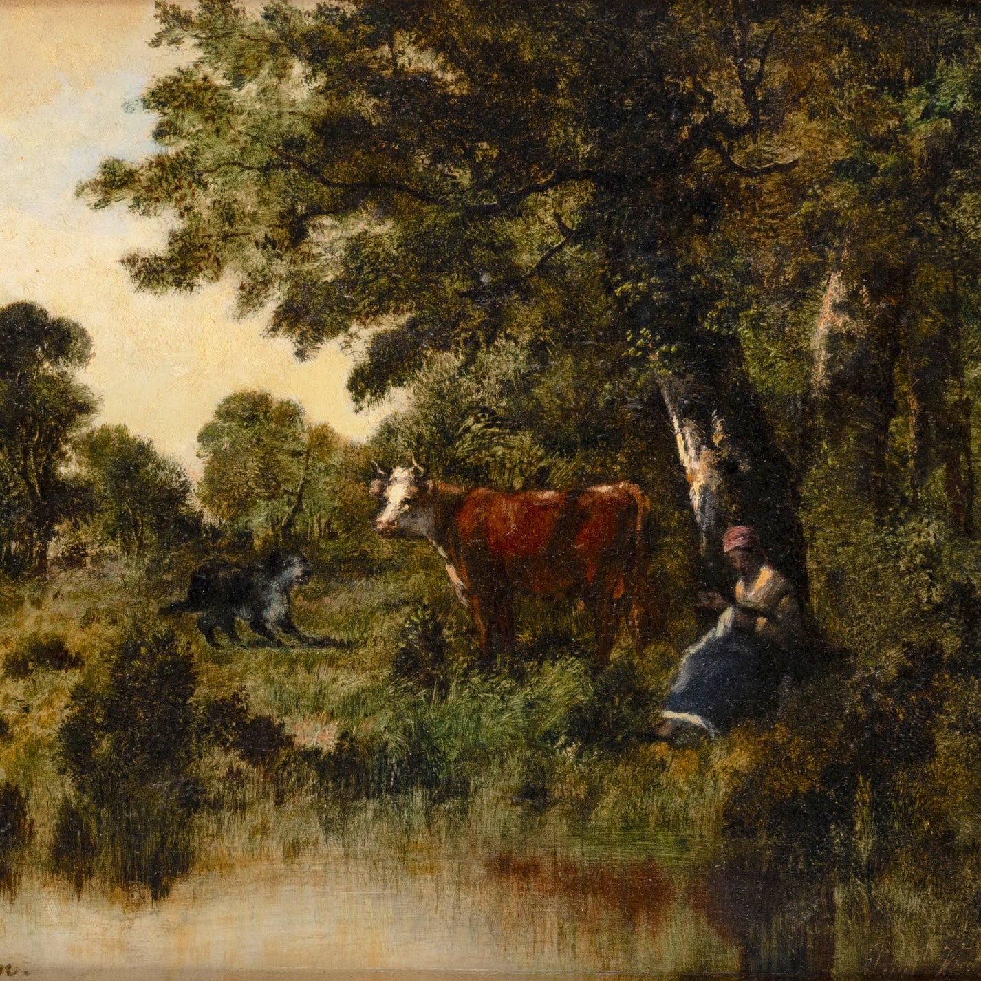 Paul VERNON ( Fr.1796-1875 ) / Landscape