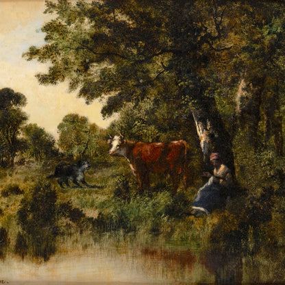 Paul VERNON ( Fr.1796-1875 ) / Landscape