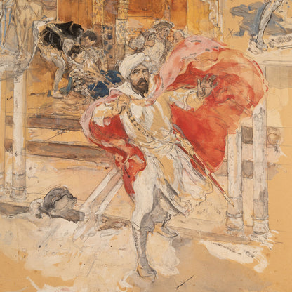 Daniel Ortiz yVIERGE (Fr.1851 - 1904)