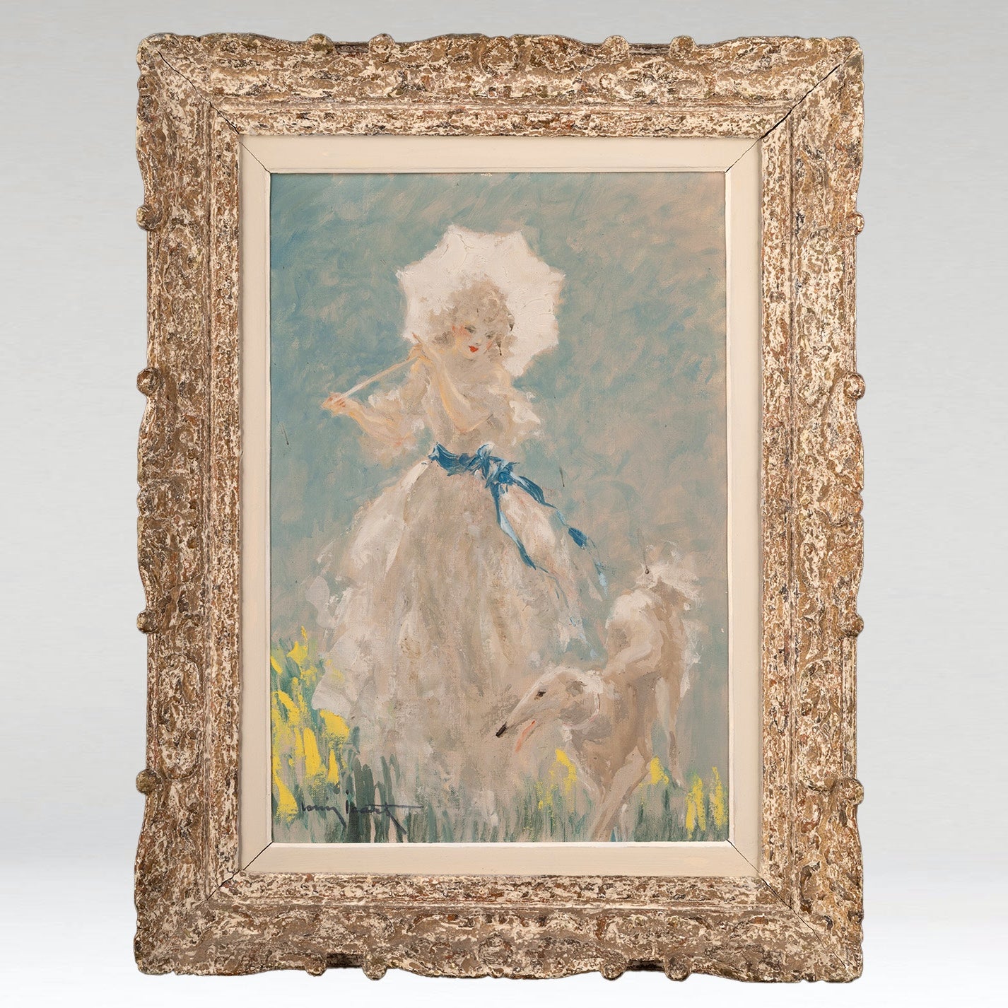[B1050] Louis ICART ( Fr. 1888 - 1950 ) / Matin d’avril