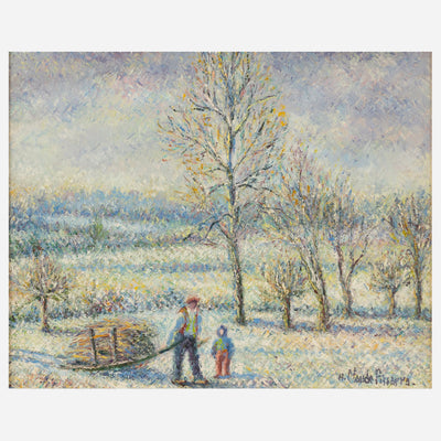 [B1076] 雨格斯·克勞德·皮薩儸 （Hughes Claude PISSARRO）(法國 1935-)