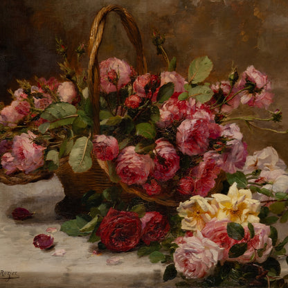 多米尼克・羅齊爾（Dominique Hubert Rozier）( 法國 1840 - 1901 ) / 靜物