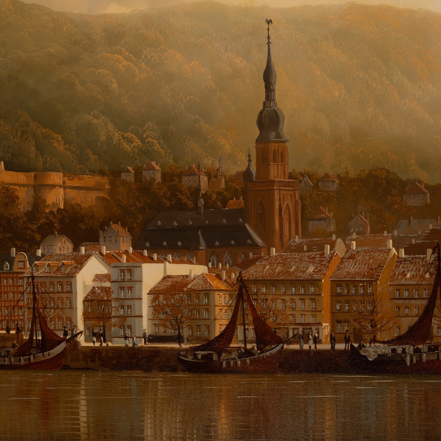 Peter SAMBERGER ( German 1929 -  ) / Harbor view