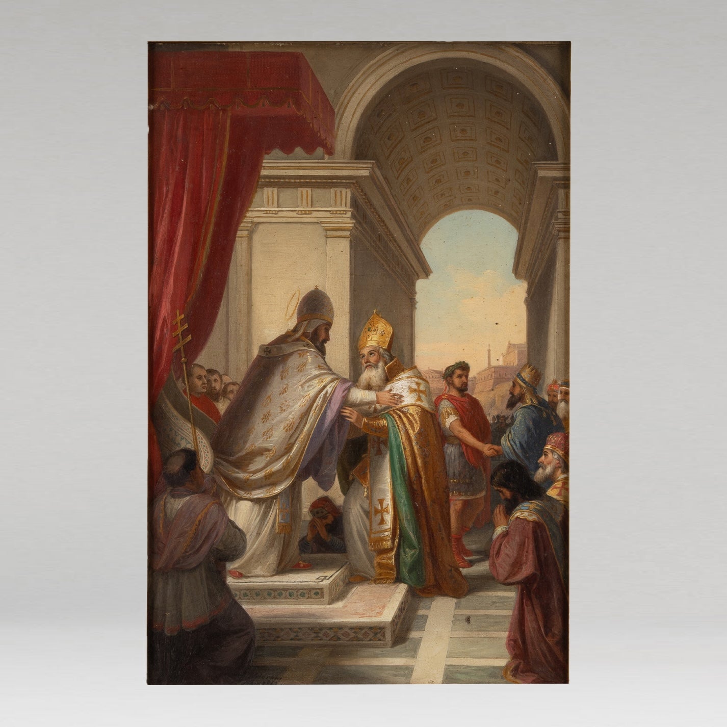 Vincenzo MORANI ( Italian 1809 - 1870 ) / Work ( Pope )