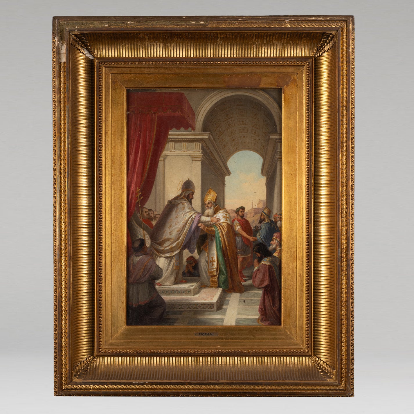 Vincenzo MORANI ( Italian 1809 - 1870 ) / Work ( Pope )