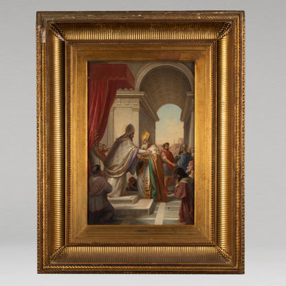 Vincenzo MORANI ( Italian 1809 - 1870 ) / Work ( Pope )