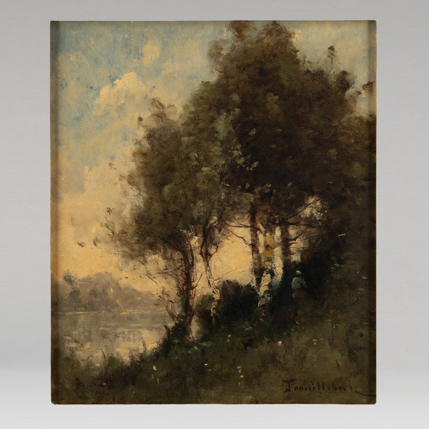 保羅·德西雷·特魯耶貝爾（Paul-Désiré TROUILLEBERT）( 法國，1829 - 1900） / 水邊