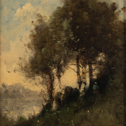 保羅·德西雷·特魯耶貝爾（Paul-Désiré TROUILLEBERT）( 法國，1829 - 1900） / 水邊