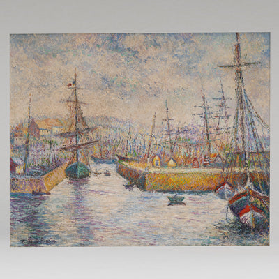 [B1210] 休斯·克勞德·畢沙羅（Hughes Claude PISSARRO）( 法國，1935- ) / 格朗維爾港入口