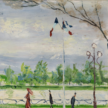 Gabriel DAUCHOT ( Fr.1927 - 2003 ) / Lac au Manège