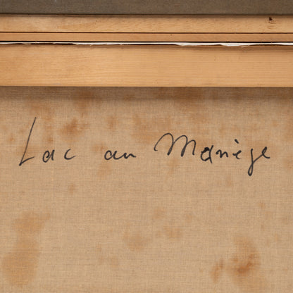 Gabriel DAUCHOT ( Fr.1927 - 2003 ) / Lac au Manège