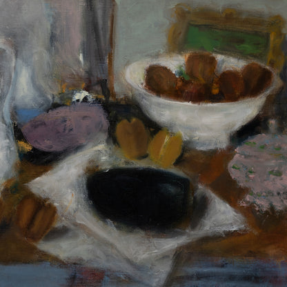 Jacques BARTOLI ( Fr. 1920 - 1995 ) / Fruit, Mask and Jug