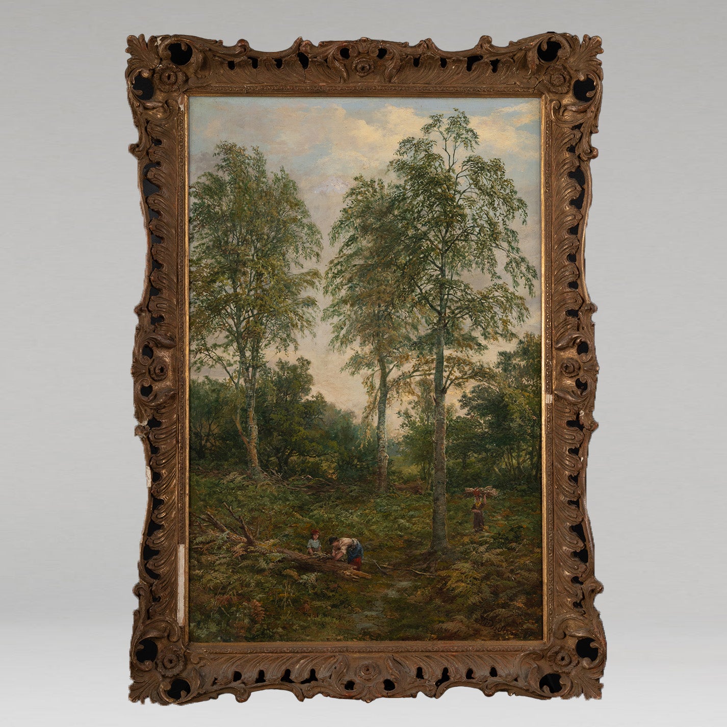 Mark Edwin DOCKREE (Br. Late 19c ) / Woodland