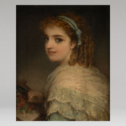 Embroidered girl