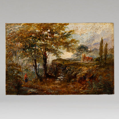 無名藝術家《森林風景》