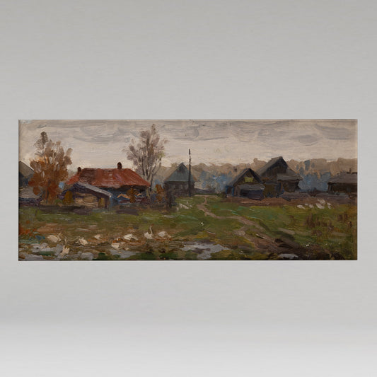 attributed to M.V.NESTEROV / Autumn in the suburbs of Moscow