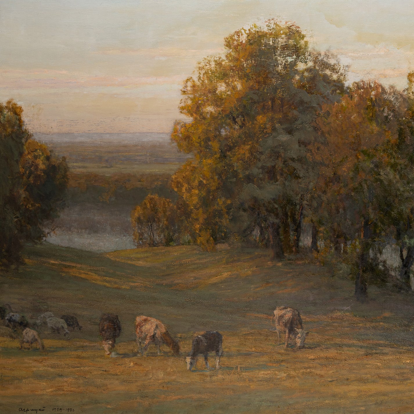 Aleksei Mikhailovitch GRITSAI (Russian 1914-1998) / Sunset