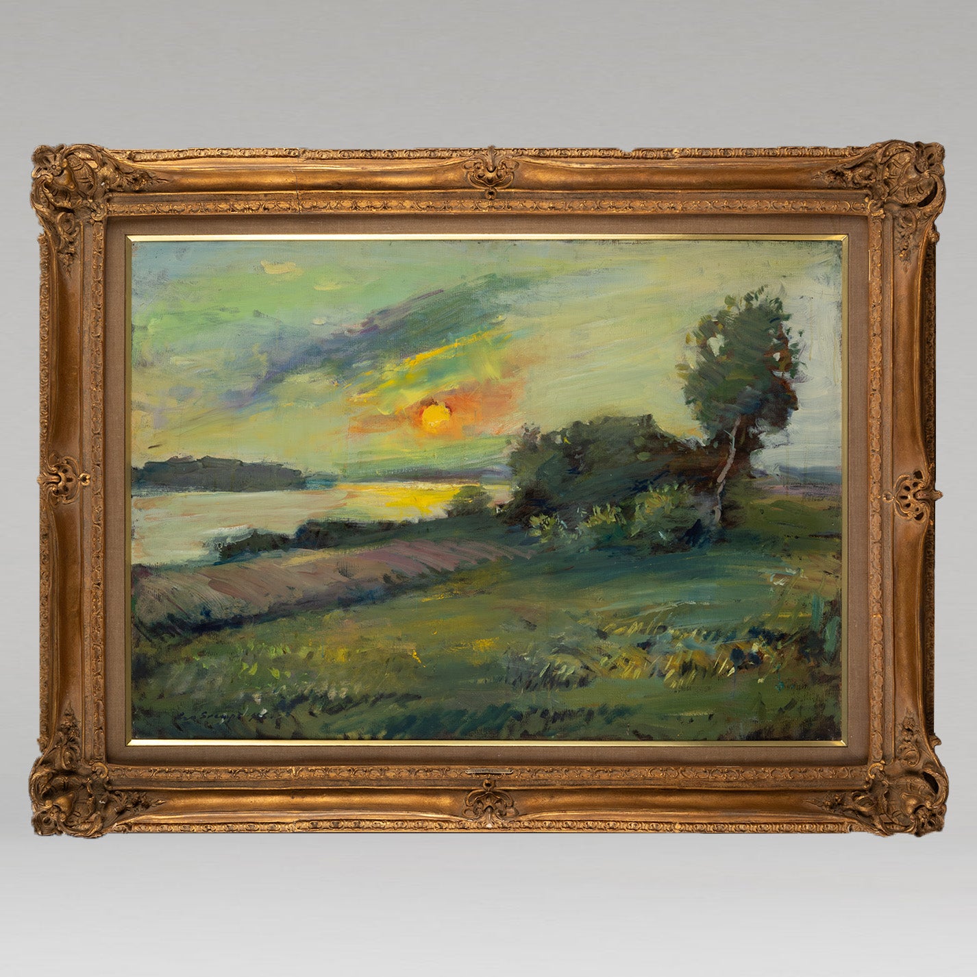 Leo SVEMPS ( Latvian 1897 - 1975 ) / Sunset glow
