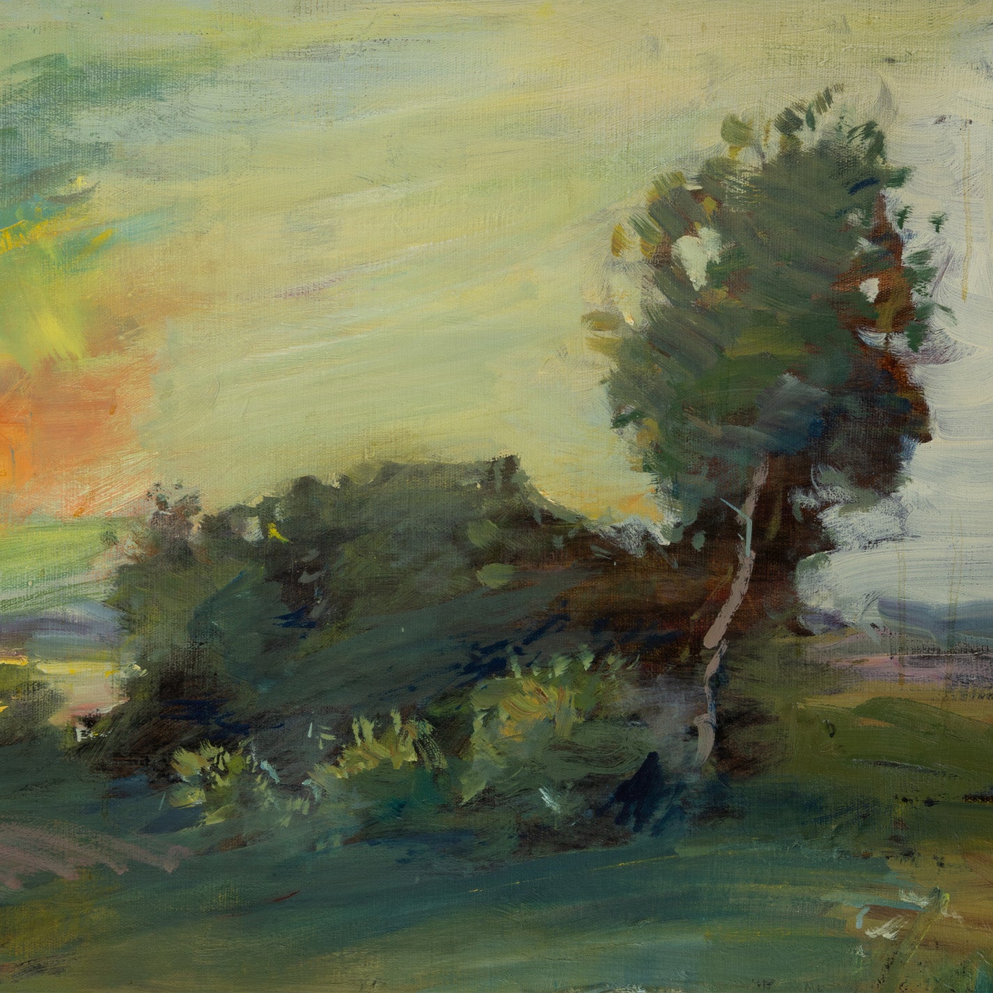 Leo SVEMPS ( Latvian 1897 - 1975 ) / Sunset glow