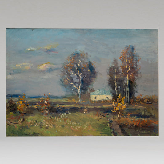 Leo SVEMPS ( Latvian 1897 - 1975 ) / Autumn Birch