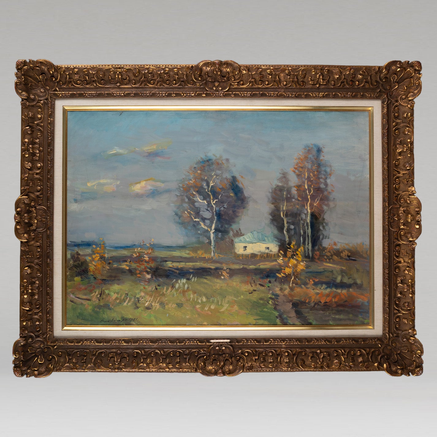 Leo SVEMPS ( Latvian 1897 - 1975 ) / Autumn Birch