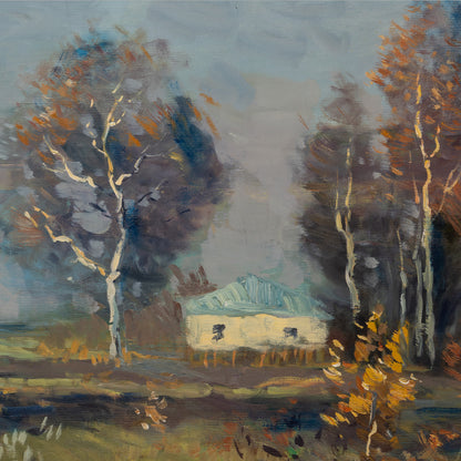 Leo SVEMPS ( Latvian 1897 - 1975 ) / Autumn Birch