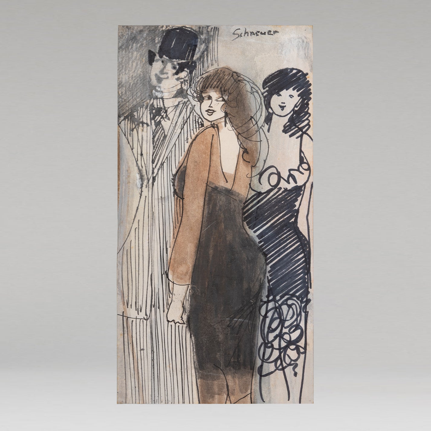 Schneuer DAVID ( Polish 1905 - 1988 ) / Three Figure