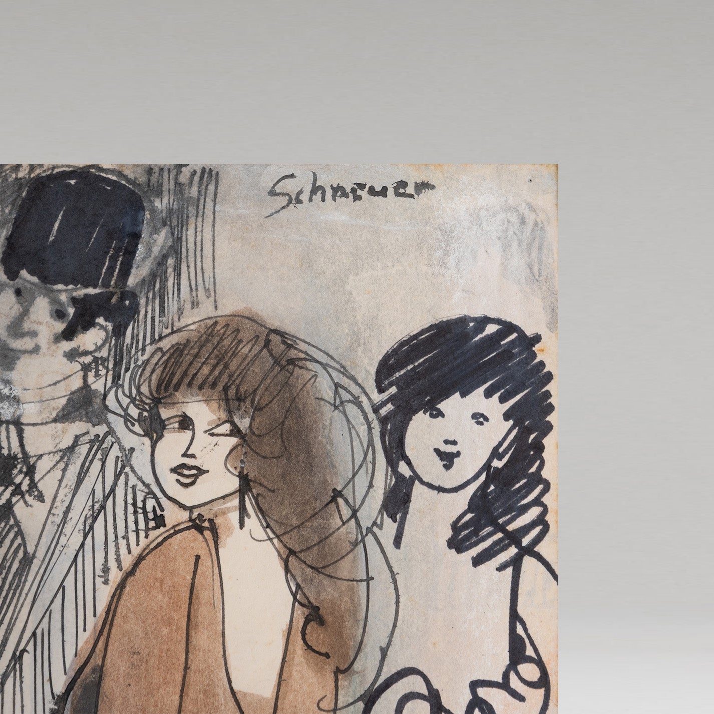 Schneuer DAVID ( Polish 1905 - 1988 ) / Three Figure
