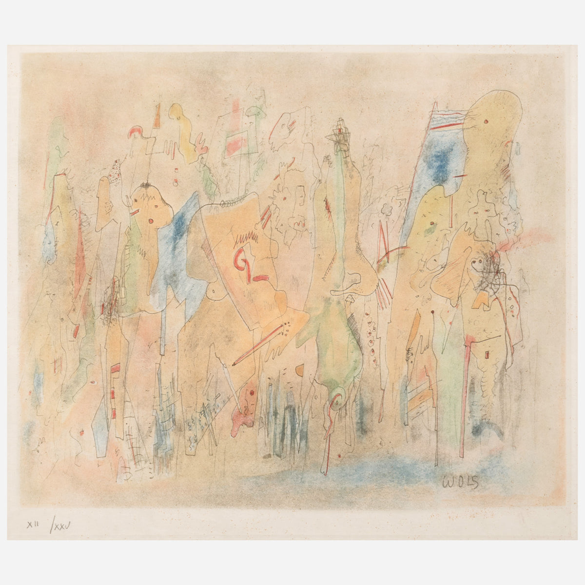 [E0045] Otto WOLS (German 1913-1951) / Les Fous