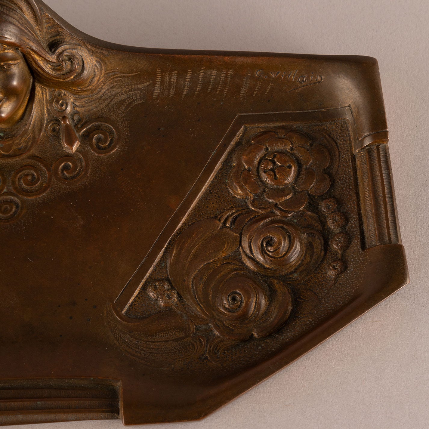 Art Nouveau Tray by Unknown Artist (C.VILLAIR)