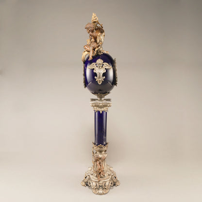 天使紋飾壁炉臺鐘