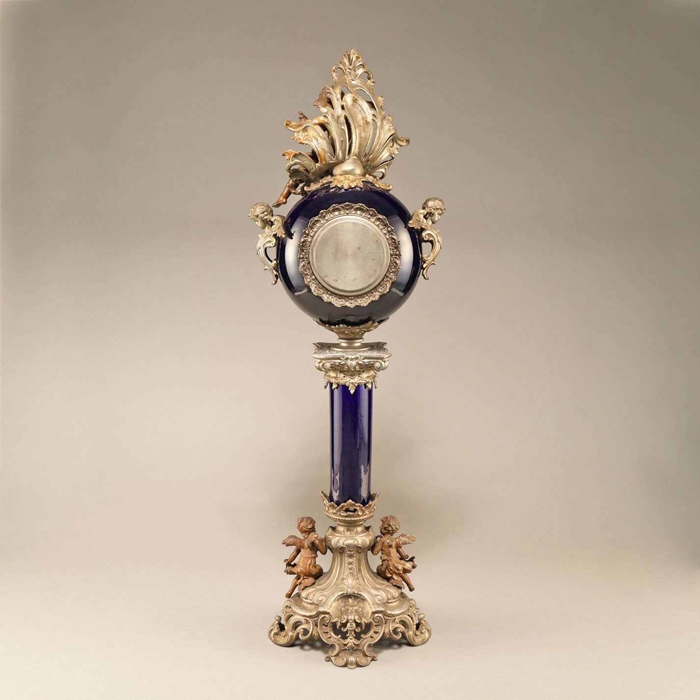 天使紋飾壁炉臺鐘