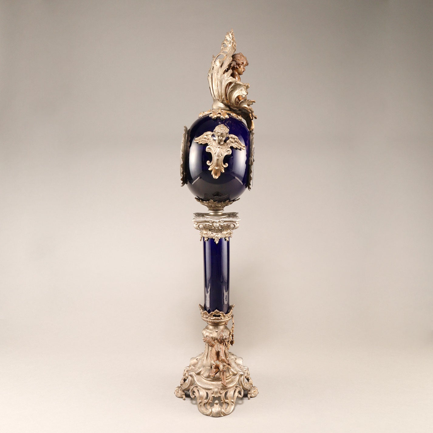 天使紋飾壁炉臺鐘