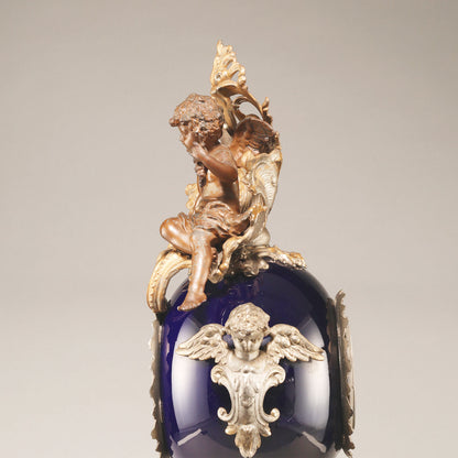 天使紋飾壁炉臺鐘