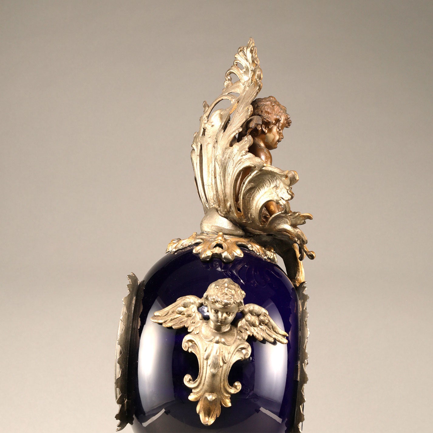 天使紋飾壁炉臺鐘