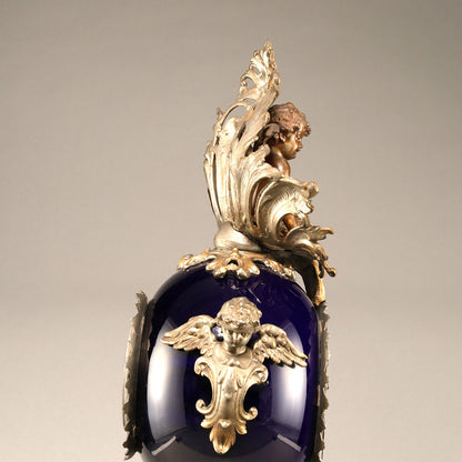 天使紋飾壁炉臺鐘