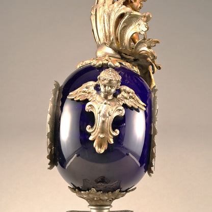 天使紋飾壁炉臺鐘