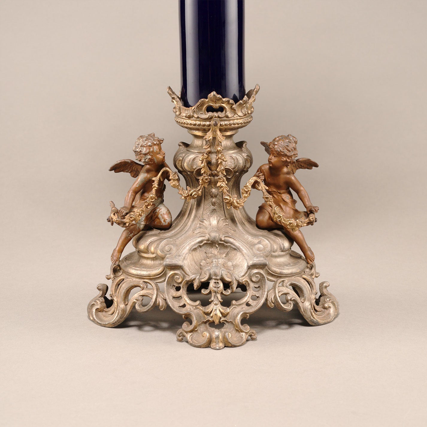 天使紋飾壁炉臺鐘