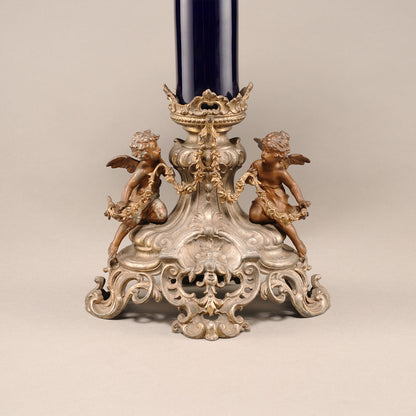 天使紋飾壁炉臺鐘