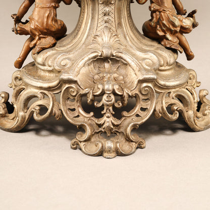 天使紋飾壁炉臺鐘