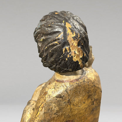 Wooden carved figurine