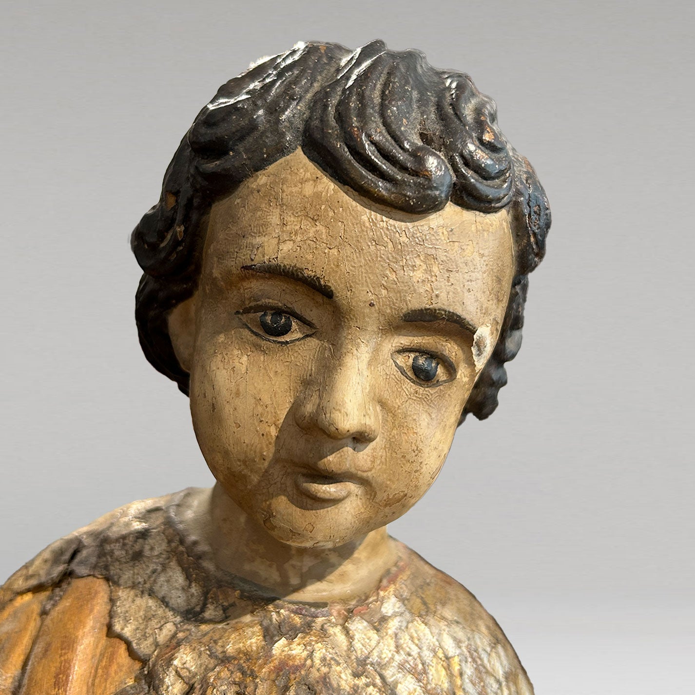 Wooden carved figurine