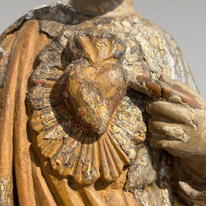 Wooden carved figurine