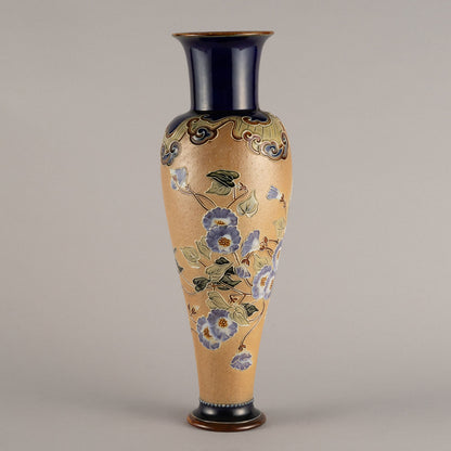 Royal Doulton "Cobart Morning-Glory pattern vase"