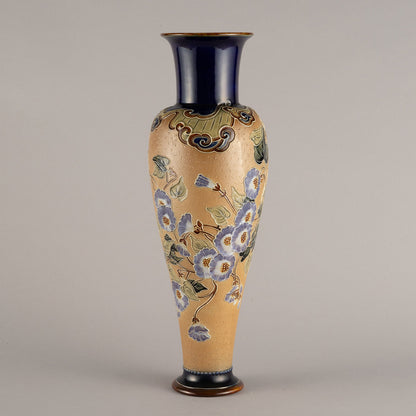 Royal Doulton "Cobart Morning-Glory pattern vase"